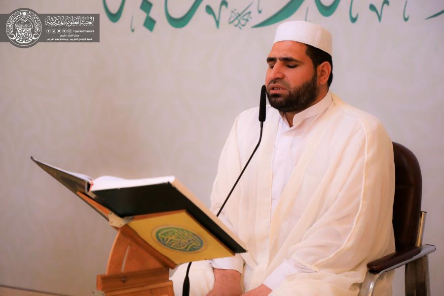 ختم قرآن شبکه ماهواره&zwnj;ای آستان علوی در روزهای کرونایی + عکس