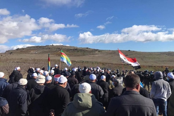 زخمی شدن جمعی از اهالی جولان سوریه در حمله نظامیان صهیونیست