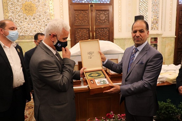 رونمایی از لوح فشرده تجوید قرآن به صوت قاری برجسته عراقی + عکس