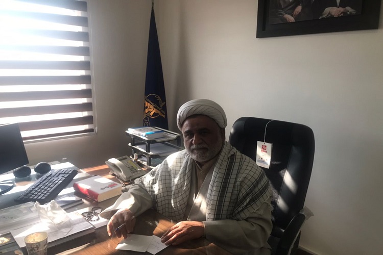 حجت‌الاسلام علیزاده، مسئول نمایندگی ولی فقیه در سپاه حضرت محمد رسول‌الله (ص) تهران بزرگ