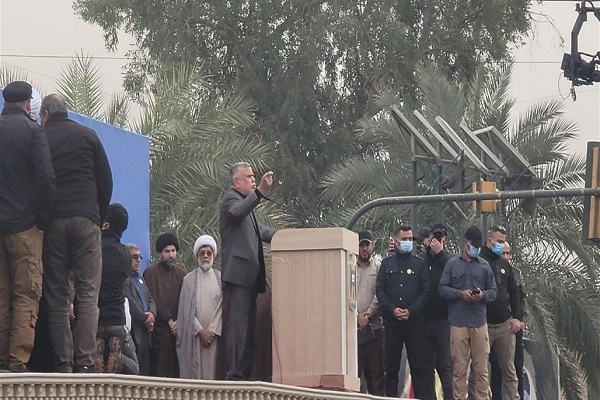 تجمع میلیونی بغداد به مناسبت سالگرد شهادت سردار سلیمانی:خون‌بهای این شهدا خروج کامل نظامیان اشغالگر است