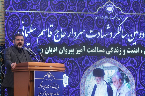 سانسور رسانه‌ای علیه سردار سلیمانی بیانگر عظمت کار حاج قاسم است