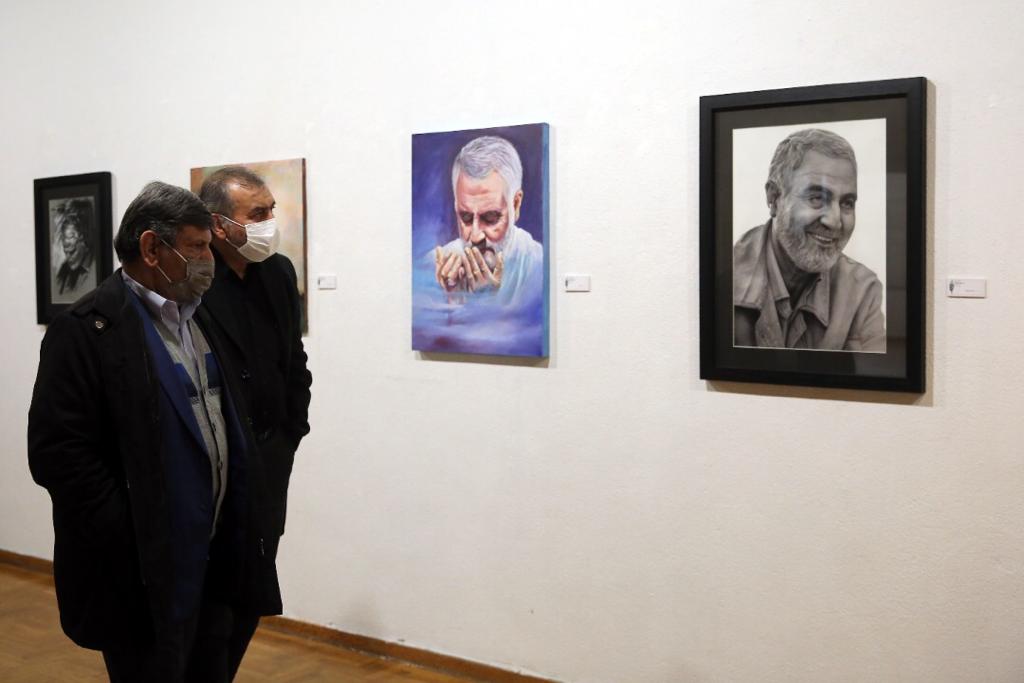 &laquo;سرو ایرانی&raquo; به یاد شهید سردار سلیمانی در فرهنگسرای نیاوران کاشته شد