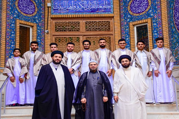 بازدید جمعی از قاریان و حافظان دارالقرآن آستان حسینی از جامعةالقرآن