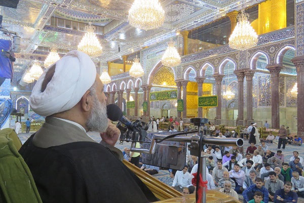 برگزاری مراسم سخنرانی به زبان فارسی در حرم حضرت علی و امام حسین(ع) برگزاری مراسم سخنرانی به زبان فارسی در حرم حضرت علی و امام حسین(ع)