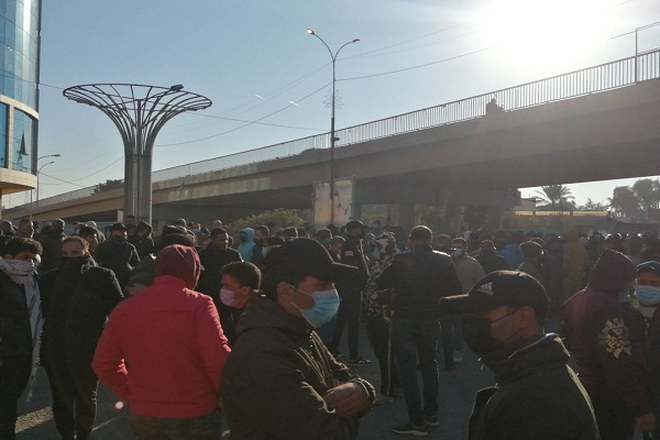 تجمع هزاران معترض به نتیجه انتخابات عراق در آستانه اعلام رای دادگاه فدرال/اماده