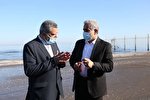 بازدید معاون اجرایی رئیس‌جمهور و استاندار گیلان از نوار ساحلی استان