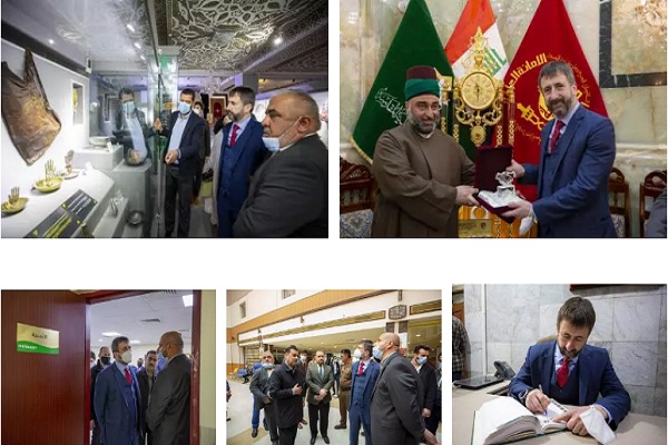 بازدید سفیر چک در عراق از آستان مقدس عباسی بازدید سفیر چک در عراق از آستان مقدس عباسی