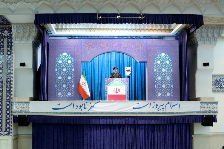 حجت‌الاسلام والمسلمین سیدابراهیم رئیسی در نماز جمعه