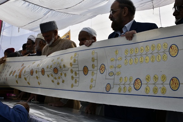 رونمایی از شجره سادات «پهندیری» در هند