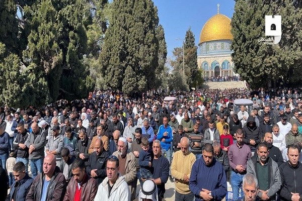 برگزاری نمازجمعه باشکوه و اعتکاف در مسجدالاقصی