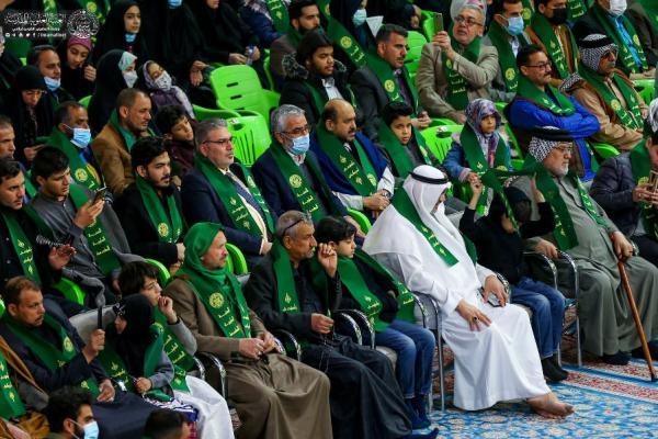 برپایی جشن نیمه شعبان در آستان مقدس علوی + عکس