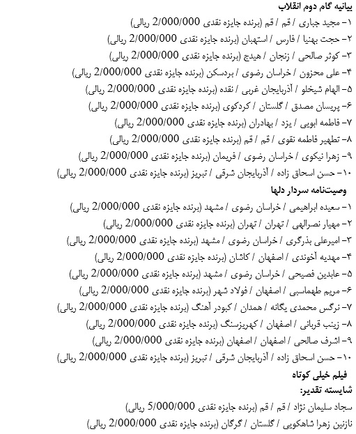 جشنواره مجازی «عطر قرآن در فجر انقلاب» به کار خود پایان داد+ اسامی برگزیدگان