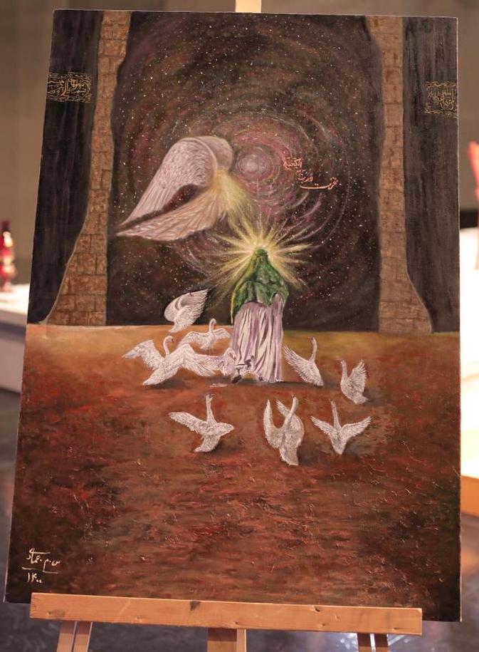 حراج تابلوی نقاشی به نیت امام علی (ع) و به نفع زنداییان جرائم غیرعمد