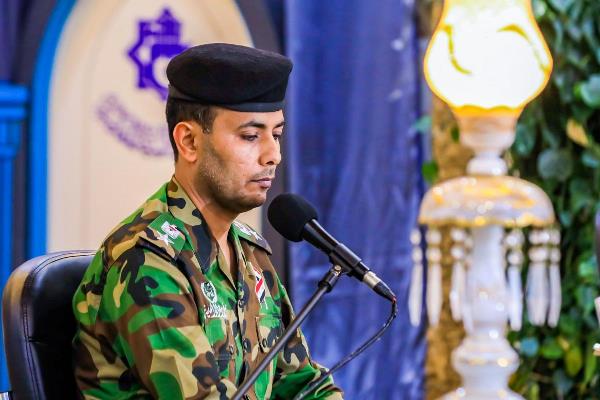 برگزاری جزءخوانی قرآن کریم از سوی نیروهای امنیتی کربلا + عکس