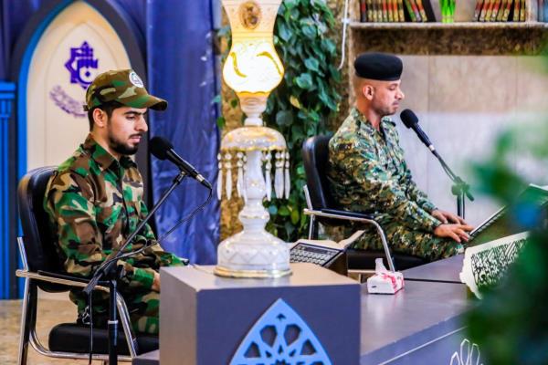 برگزاری جزءخوانی قرآن کریم از سوی نیروهای امنیتی کربلا + عکس
