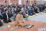 عکس | نماز عید فطر در شهیدگاه اردبیل اقامه شد
