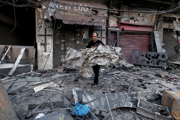 عکس| ویرانی‌های ناشی از حملات وحشیانه اسرائیل به غزه