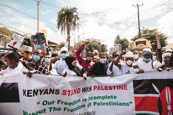 تصاویری از تظاهرات ضدصهیونیستی مردم کنیا