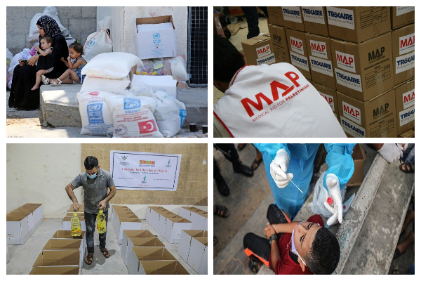 گامهای پرخیر مراکز امداد جهان برای مردم فلسطین گامهای پرخیر مراکز امداد جهان برای مردم فلسطین