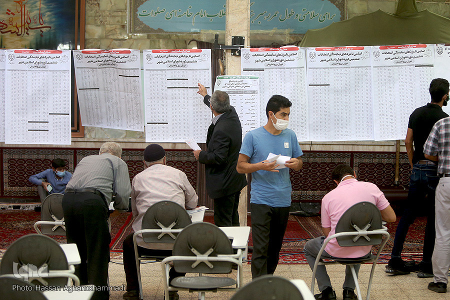 همراهی تالیان قرآن با شور انتخابات همراهی تالیان قرآن با شور انتخابات