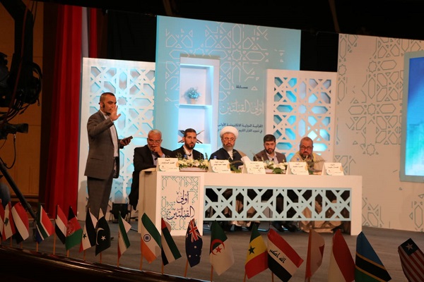 برگزاری روز دوم مسابقه بین‌المللی قرائت قرآن «اولی القبلتین» در لبنان +عکس