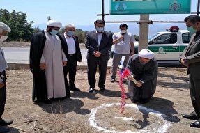 کلنگ‌زنی مجتمع مسکونی یک موقوفه در طارم