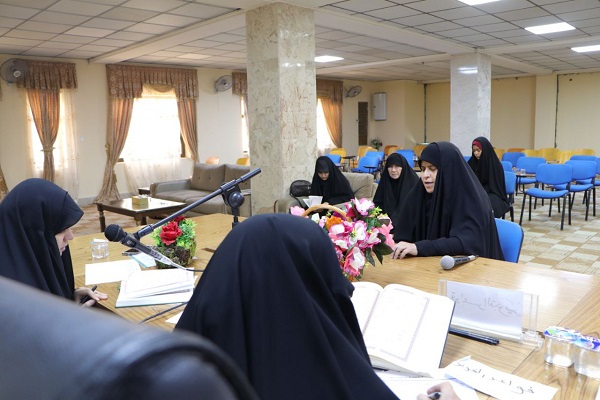 آزمون مقدماتی طرح ملی حفظ قرآن کریم بانوان عراقی برگزار شد + عکس