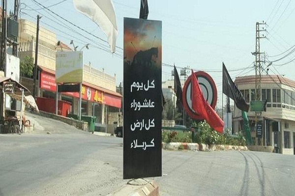 آغاز عزاداری محرم در النبطیه لبنان