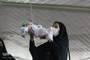 عکس | همایش شیرخوارگان حسینی در مصلی بیت‌المقدس اراک