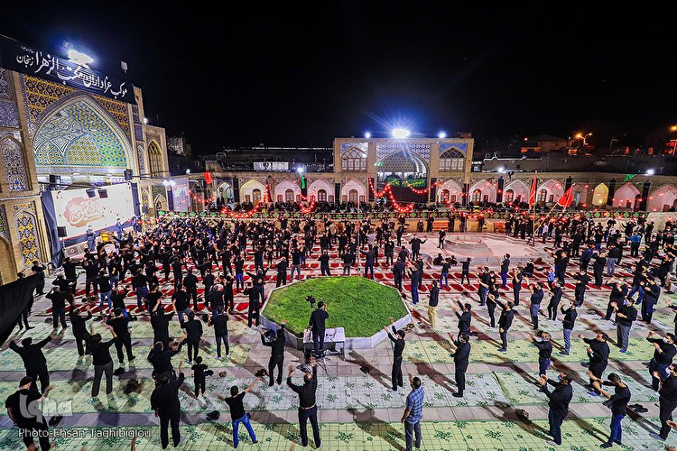 عزاداری شب پنجم محرم در زنجان‎‎