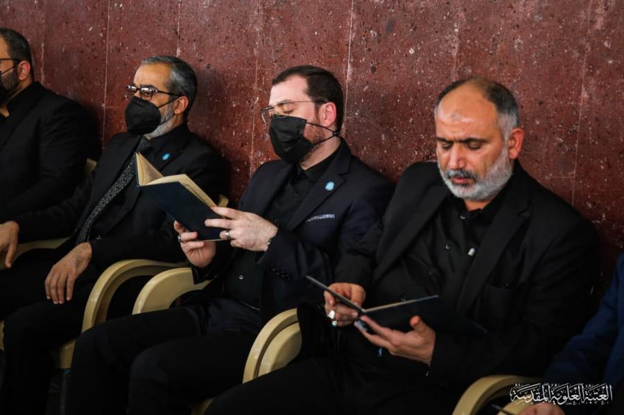 تصاویری از مراسم ترحیم آیت‌الله حکیم در حرم امام علی(ع)