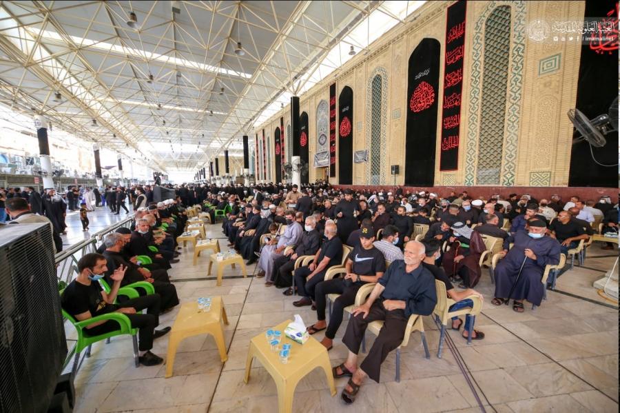 تصاویری از مراسم ترحیم آیت‌الله حکیم در حرم امام علی(ع)