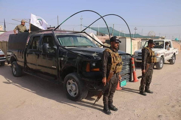 مجاهدت‌های شبانه روزی رزمندگان الحشد الشعبی برای تامین امنیت اربعین امام حسین(ع)