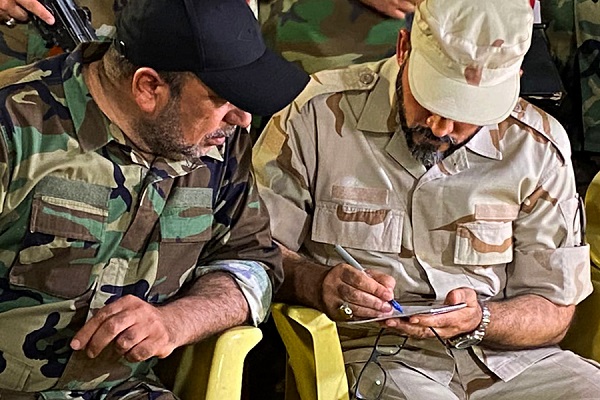 تضمین شیوخ عشائر «الطارمیه» برای همکاری اطلاعاتی با الحشد الشعبی + عکس