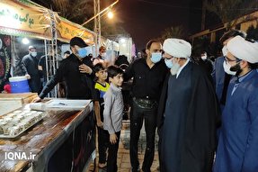 گزارش تصویری| بازدید امام جمعه بوشهر از اجتماع موکب های اربعینی