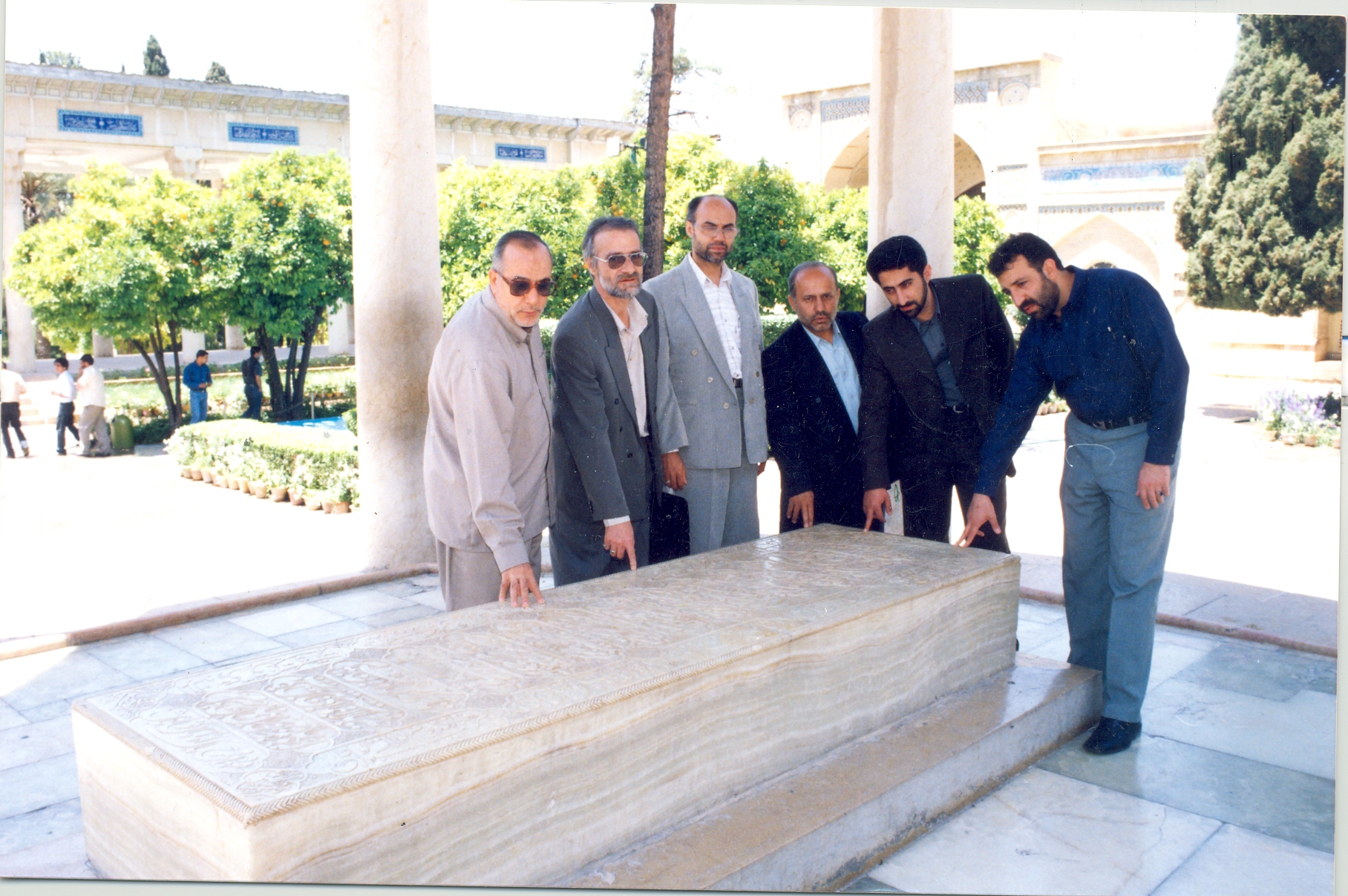 حضور قاریان و داوران مسابقات قرآن در حافظیه