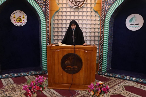 برپایی محفل انس با قرآن دختران حافظ قرآن بصره از سوی آستان حسینی + عکس
