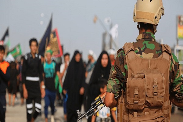 فعالیت بیش از ۹ هزار نیروی حشد‌الشعبی برای تأمین امنیت مراسم اربعین