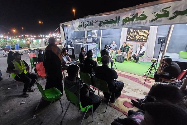 برپایی محافل قرآنی در مسیر پیاده‌روی نجف به کربلا