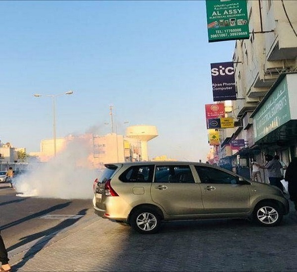 سرکوب تظاهرات مردم بحرین علیه سفر وزیر صهیونیست