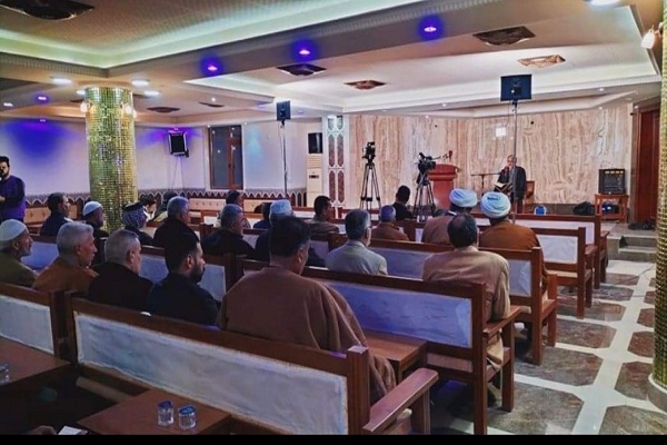 طنین تلاوت قراء برجسته عراقی در محفل قرآنی بغداد + عکس طنین تلاوت قراء برجسته عراقی در محفل قرآنی بغداد + عکس