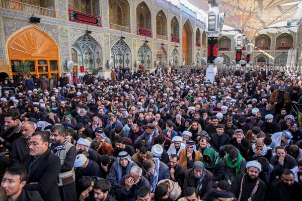 برگزاری مراسم عزاداری شهادت حضرت فاطمه (س) در مرقد مطهر حضرت علی (ع) برگزاری مراسم عزاداری شهادت حضرت فاطمه (س) در مرقد مطهر حضرت علی (ع)