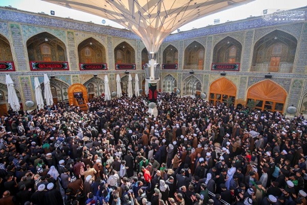 برگزاری مراسم عزاداری شهادت حضرت فاطمه (س) در مرقد مطهر حضرت علی (ع) برگزاری مراسم عزاداری شهادت حضرت فاطمه (س) در مرقد مطهر حضرت علی (ع)