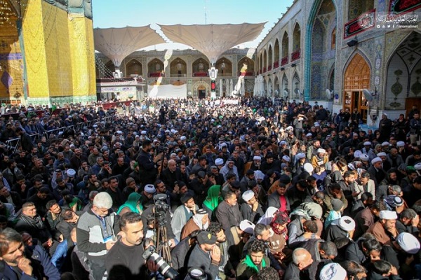 برگزاری مراسم عزاداری شهادت حضرت فاطمه (س) در مرقد مطهر حضرت علی (ع) برگزاری مراسم عزاداری شهادت حضرت فاطمه (س) در مرقد مطهر حضرت علی (ع)