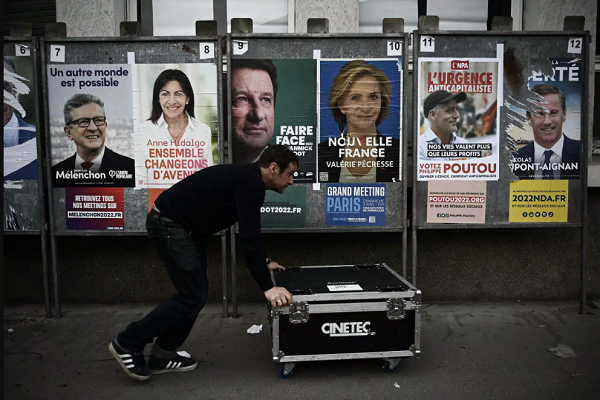 شانس بالای لوپن برای به چالش کشیدن مکرون در انتخابات امروز