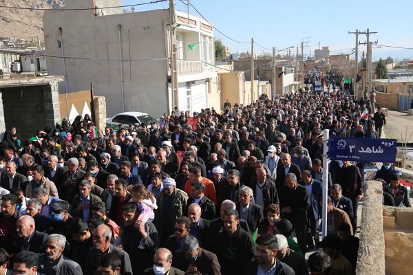 پیکر یک شهید گمنام در روستای زنجیره علیا آرام گرفت