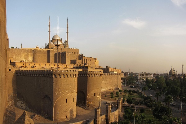 مسجد محمدعلی جواهری بر فراز ارگ قاهره