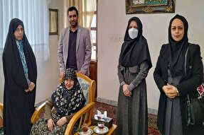 دیدار سرپرست جهاد دانشگاهی گیلان با خانواده شهید اخترشمار