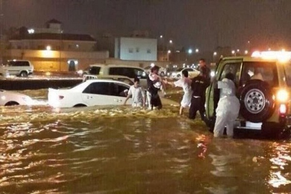 بارانهای سیلآسا در مکه بارانهای سیلآسا در مکه